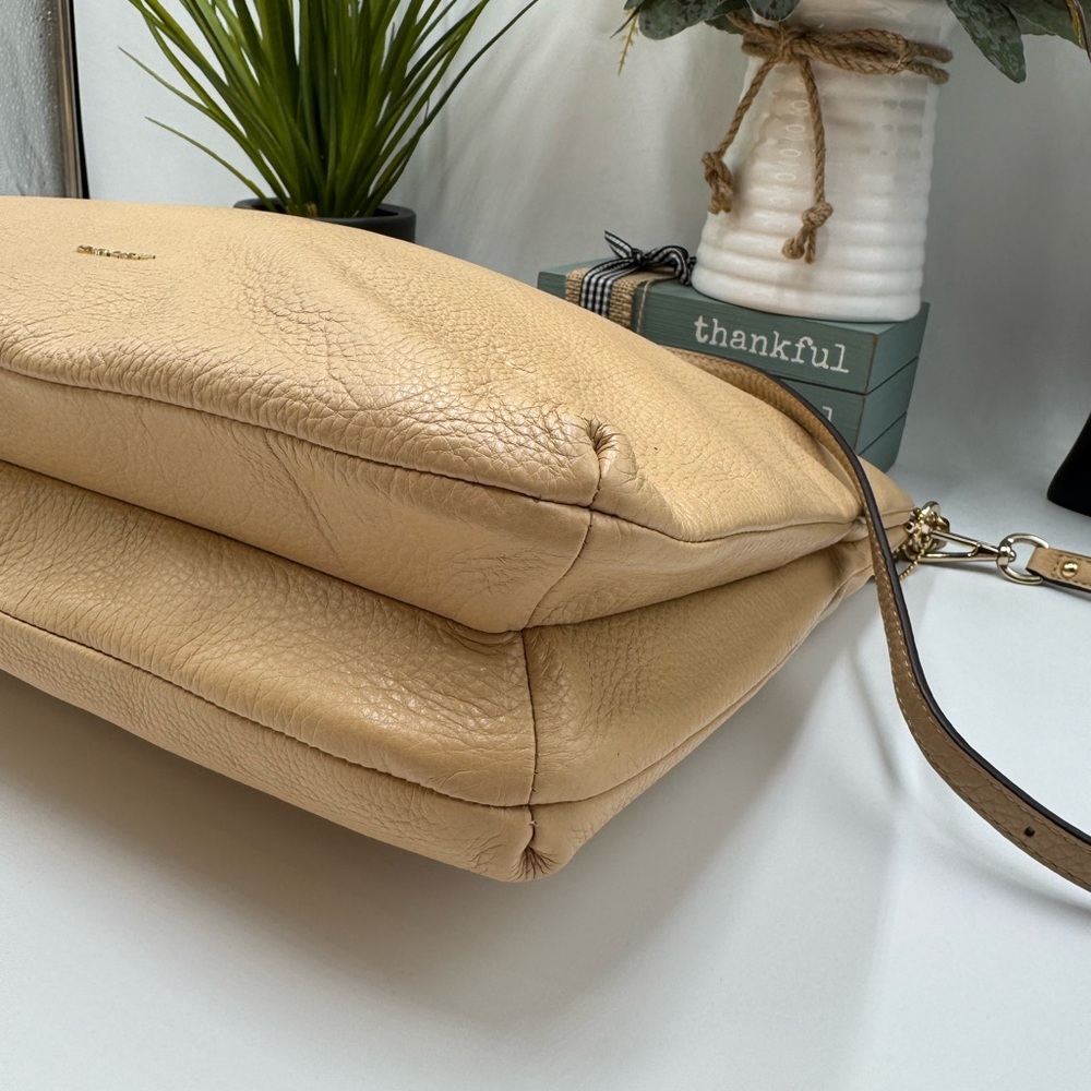 Coach Madison Italian Pebbled Leather Hobo in a tan color 2013 - Picture 7 of 14